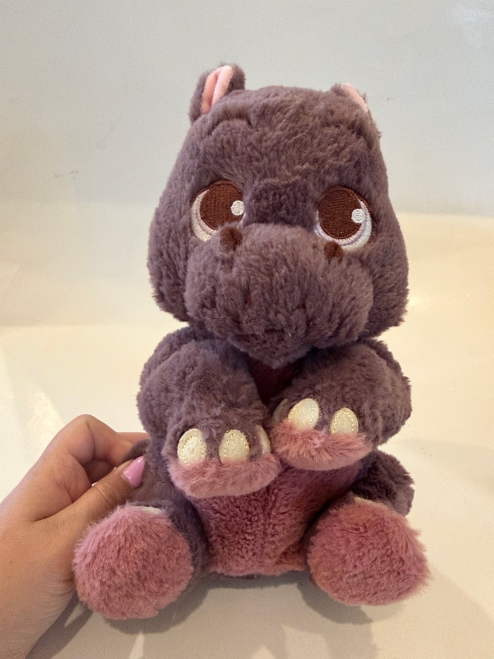 Disney Plush Baby Hippo Stuffed Animal Toy - Cuddly Hippo